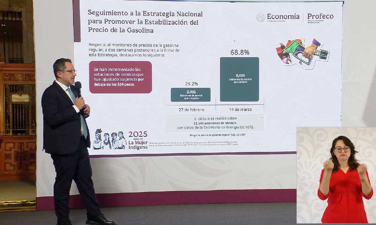 La Profeco informó sobre el precio de las gasolinas.