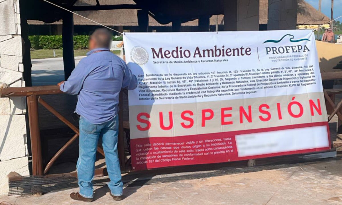 Suspensión de Profepa en el Hotel Barceló, Riviera Maya.