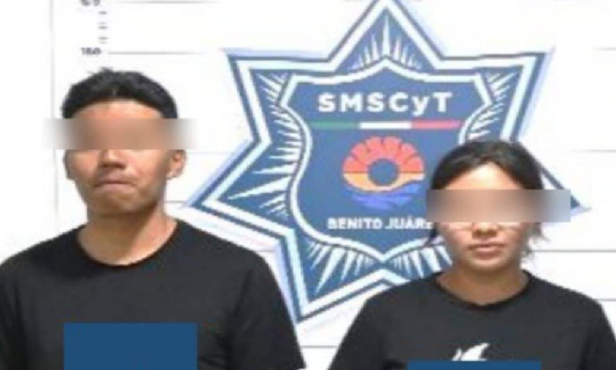 Detienen a pareja por violencia familiar.