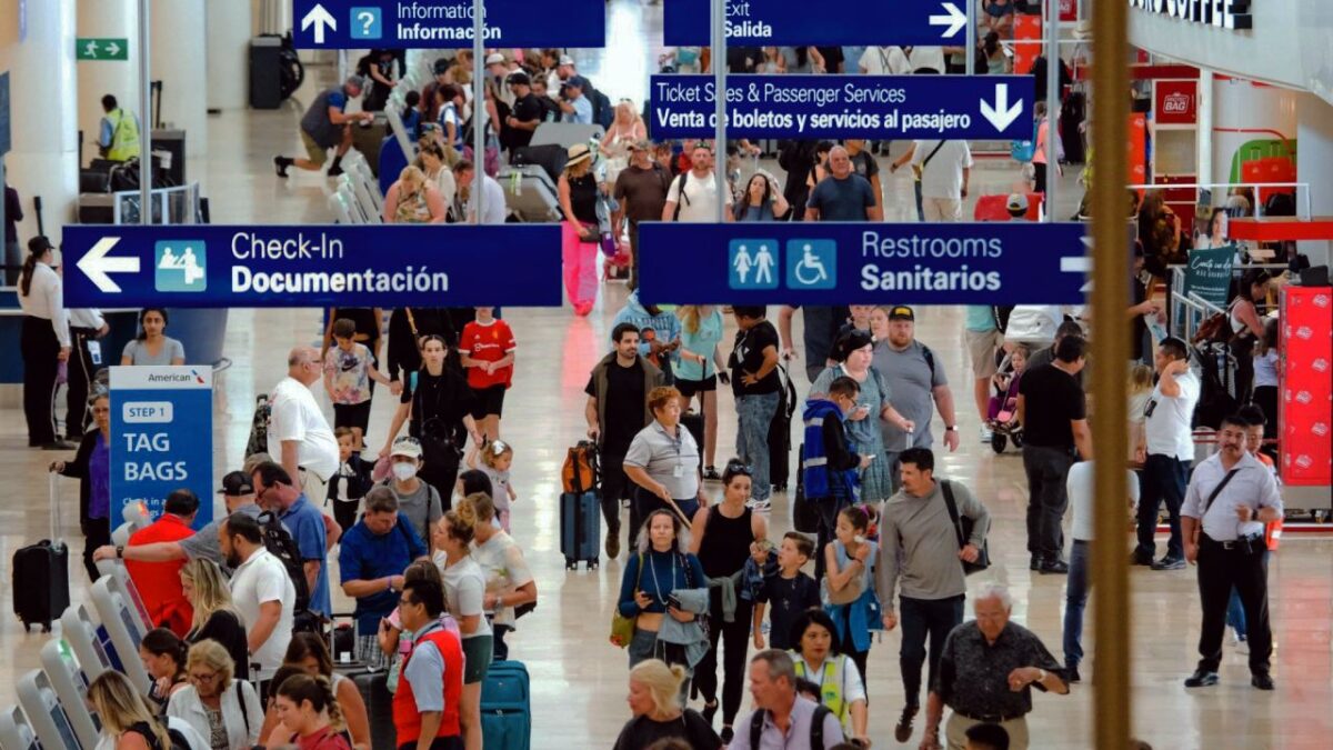 Aeropuerto de Cancún.