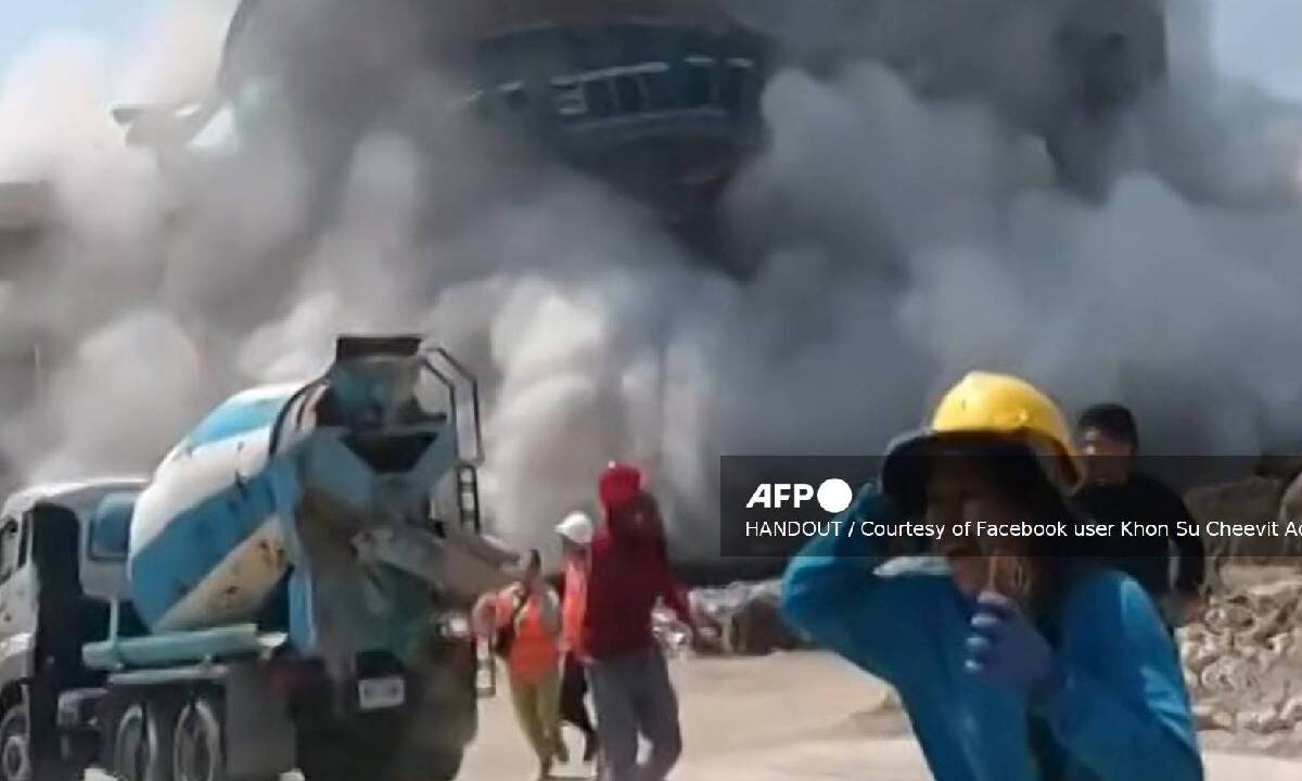 Potente terremoto en Asia.