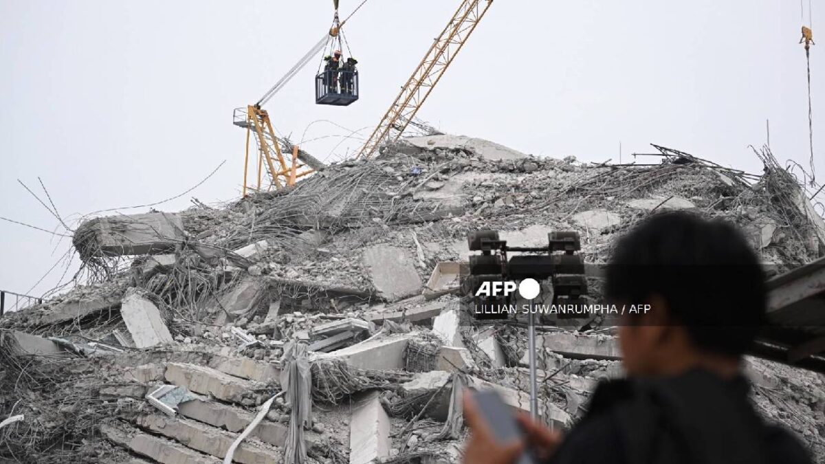 Terremoto en Myanmar dejó más de mil 700 muertos.