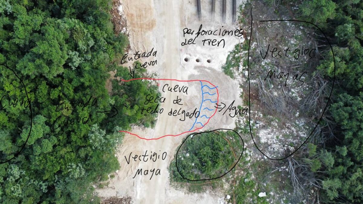 Construcción del Tramo 5 del Tren Maya.