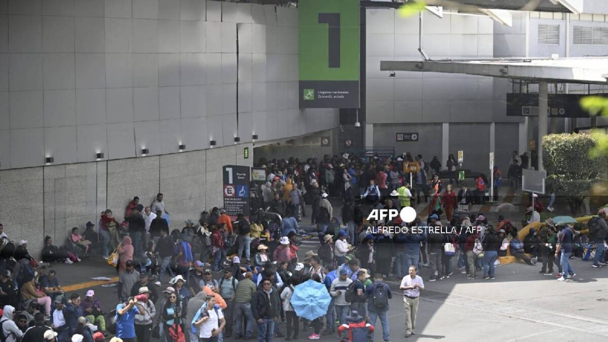 Maestros protestan en la CDMX.
