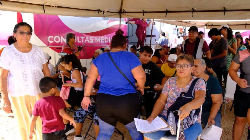 Las caravanas de salud recorren la entidad.