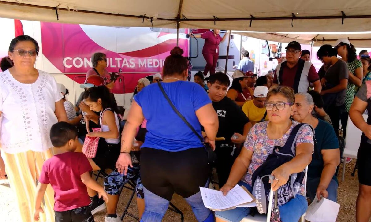 Las caravanas de salud recorren la entidad.
