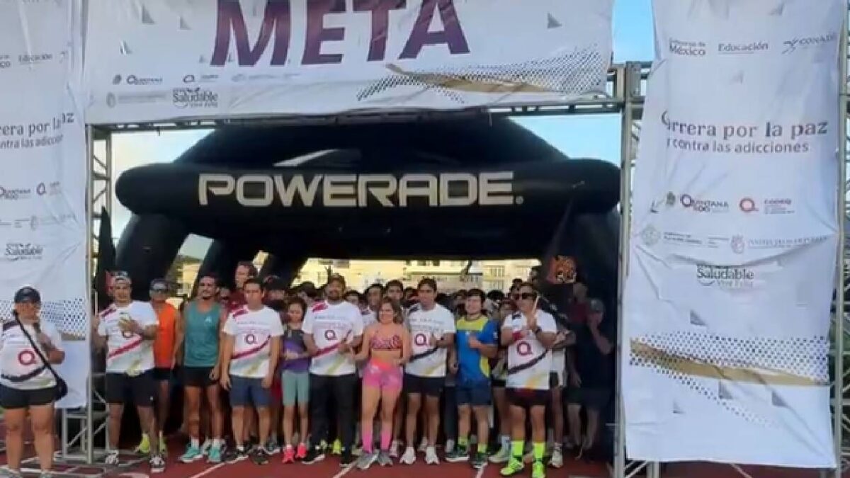 La carrera por la paz fue a nivel nacional.