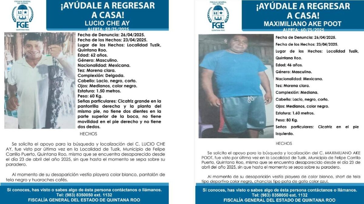 La denuncia se presentó en Felipe Carrillo Puerto.