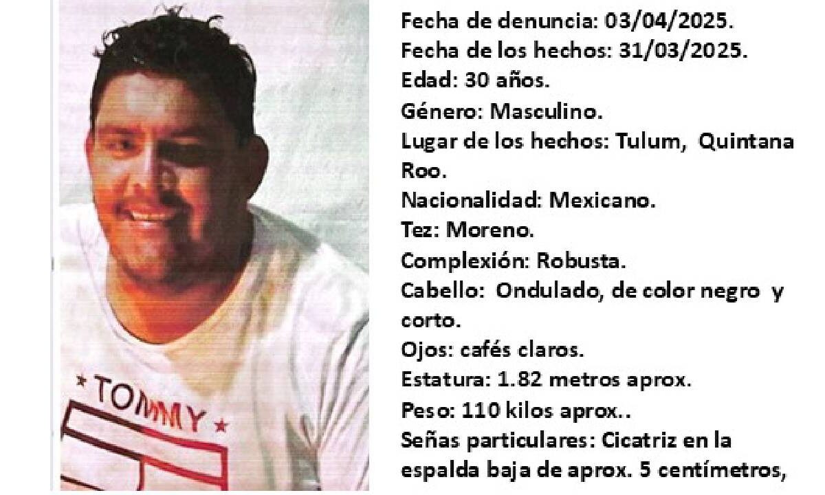 Desaparece taxista en Tulum.