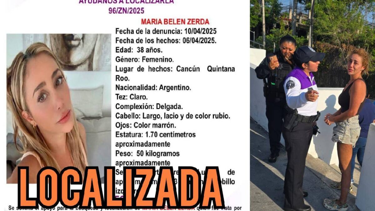 la FGE activo ficha de búsqueda por la ciudadana argentina.