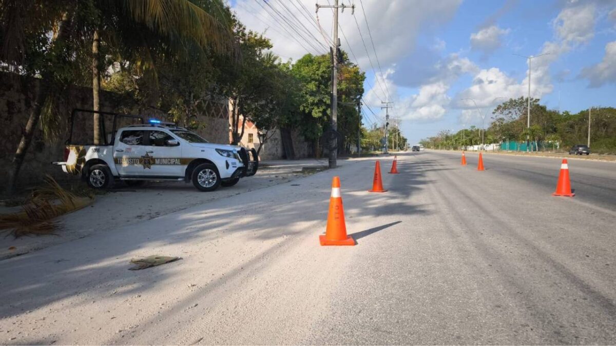 Cierres viales en Cancún por obras.
