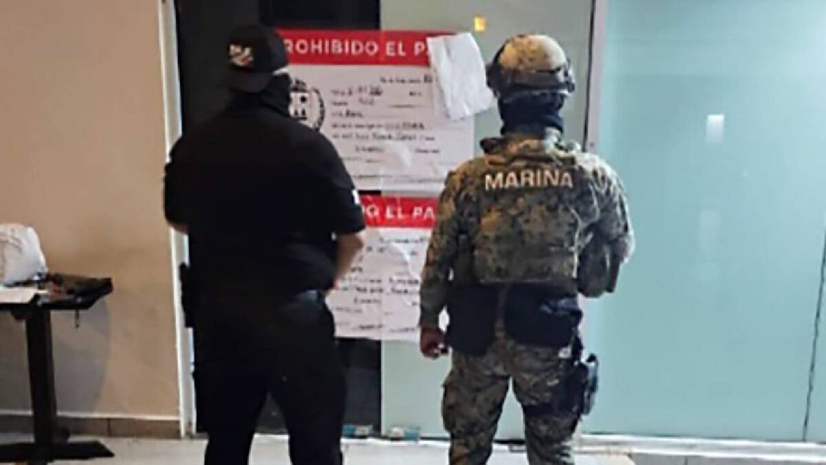 El operativo fue en un bar de Cancún.