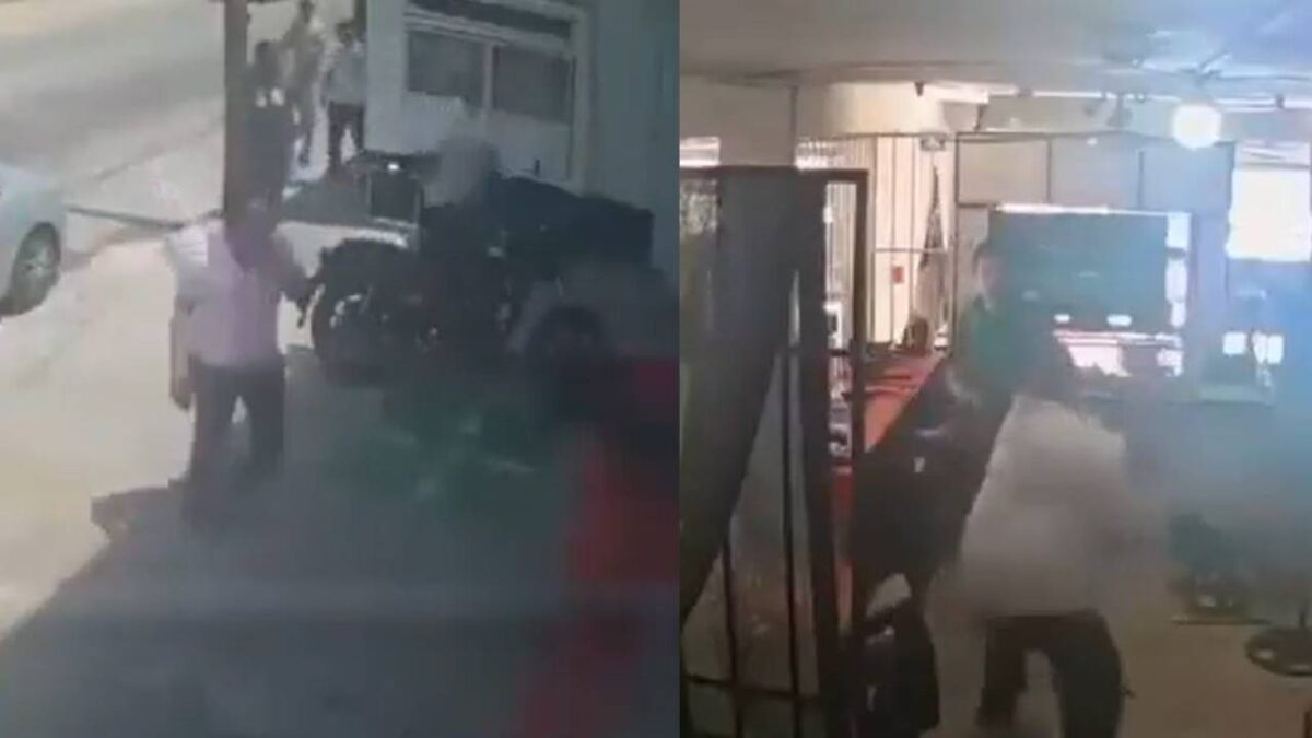 La agresión fue en un negocio de Cancún.