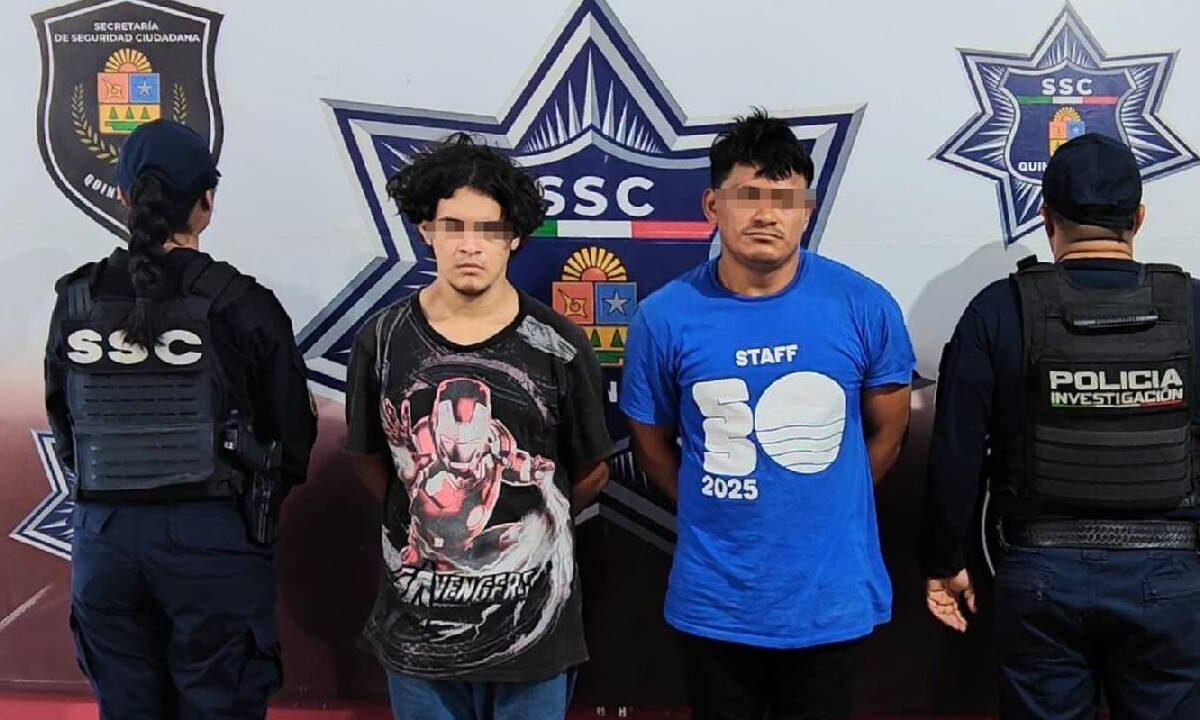 Dos detenidos en Cancún con motos robadas.