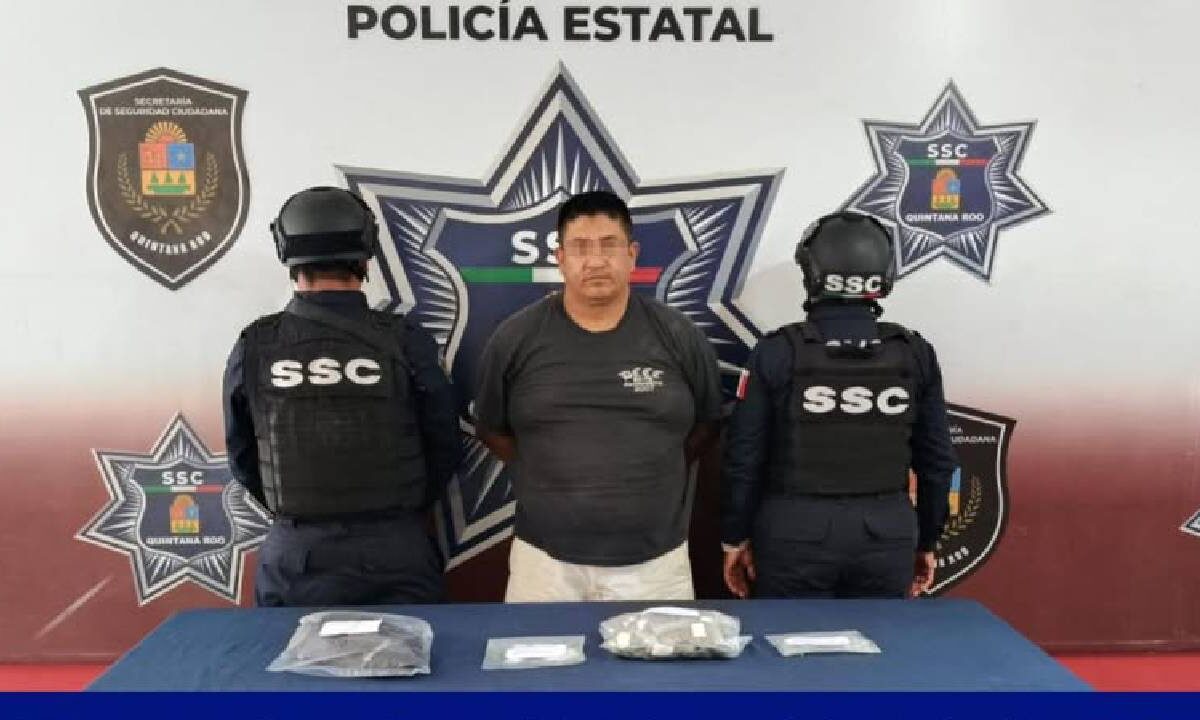El sujeto fue detenido en Cancún.