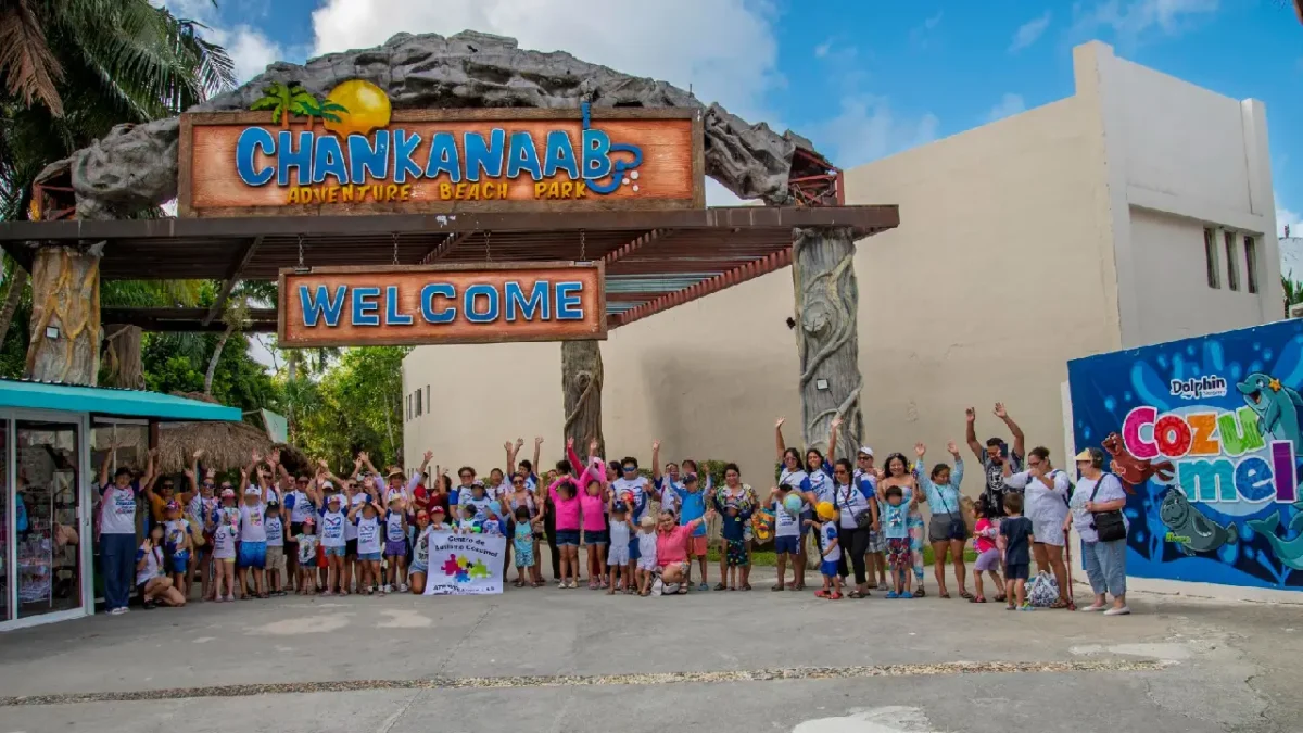 Chankanaab recibió a personas con autismo.
