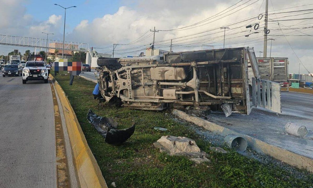 En Cancún se reportan dos choques.