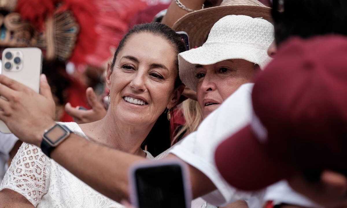 Claudia Sheinbaum en Quintana Roo.