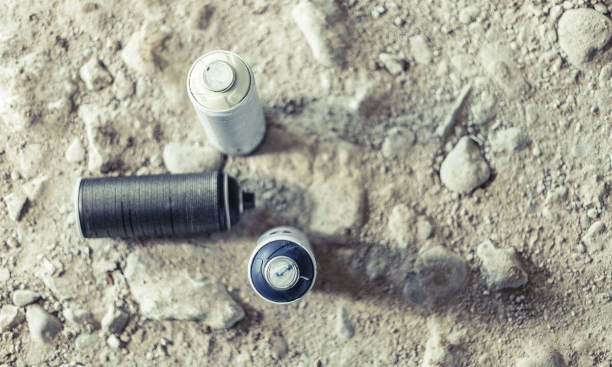 Baterías en la vía pública.