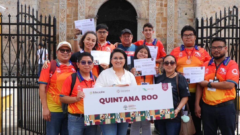 La delegación del CECyTE Quintana Roo brilla a nivel nacional.