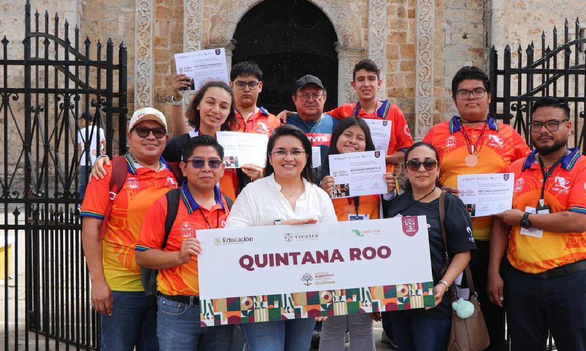 La delegación del CECyTE Quintana Roo brilla a nivel nacional.