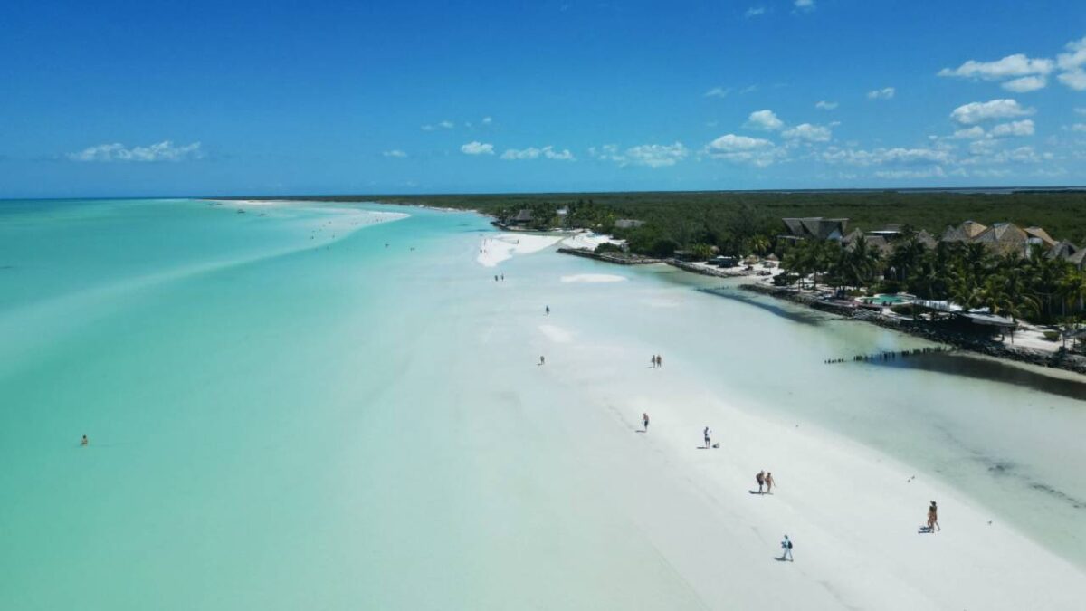 Playa de Holbox.