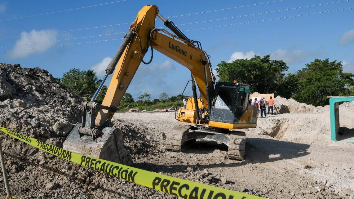 Mara Lezama supervisó obras.