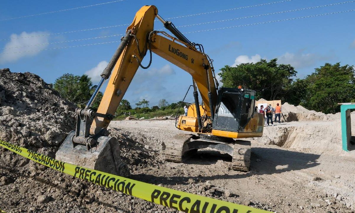 Mara Lezama supervisó obras.
