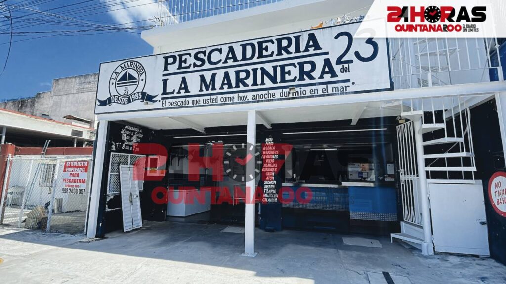 Pescadería en Cancún.