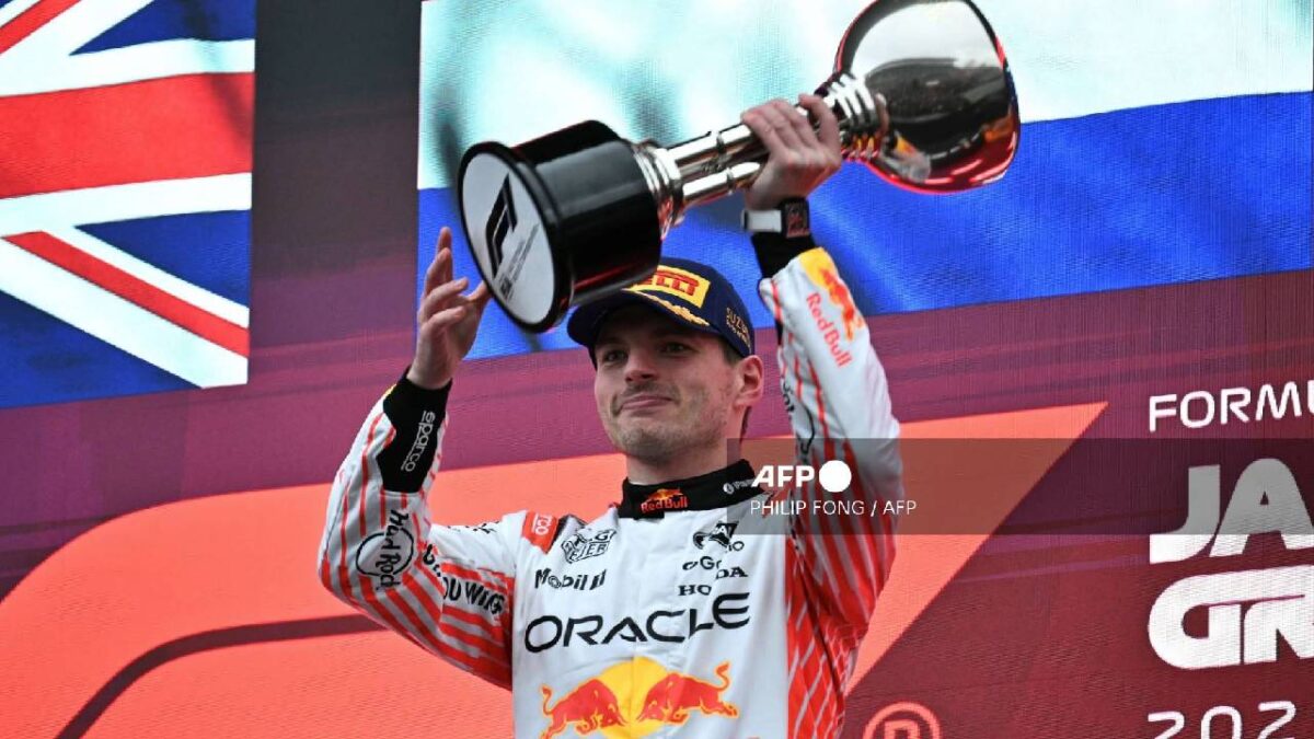 Max Verstappen ganó el GP de Japón.