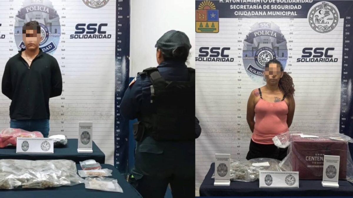 Los detenidos tenían en su poder narcóticos.