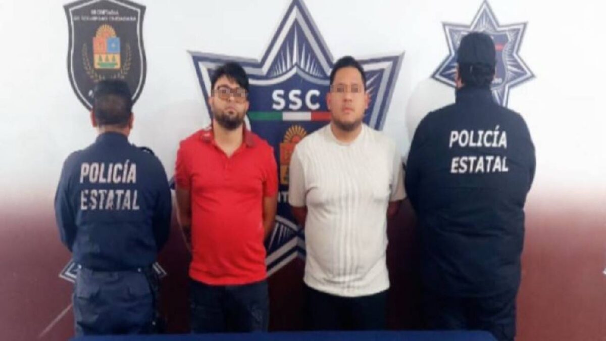 Como en las películas de rápidos y furiosos fueron detenidos.,