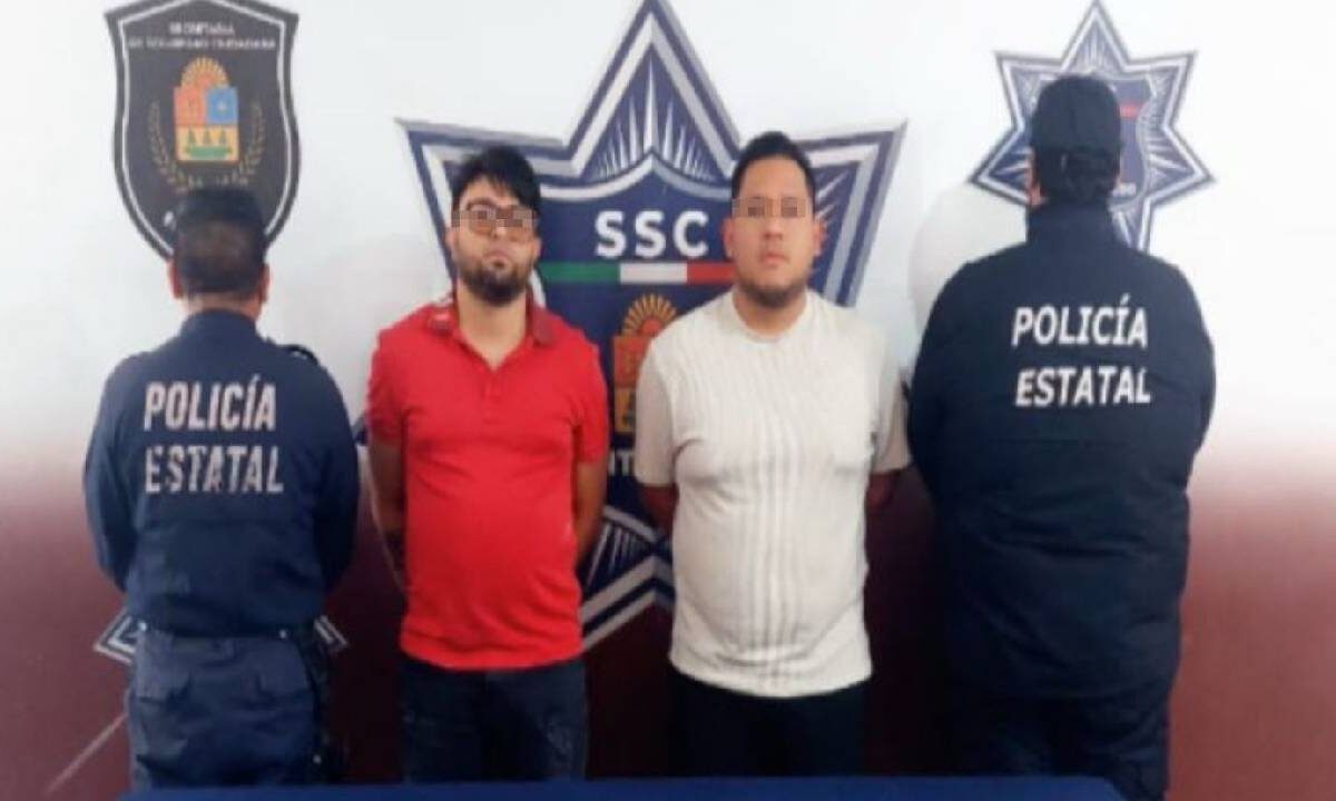 Como en las películas de rápidos y furiosos fueron detenidos.,