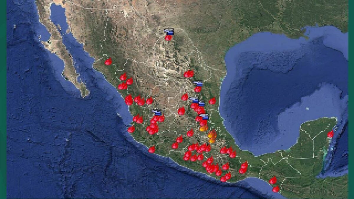Conafor ya registras el primer incendio en Quintana Roo.