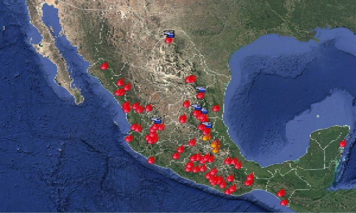Conafor ya registras el primer incendio en Quintana Roo.