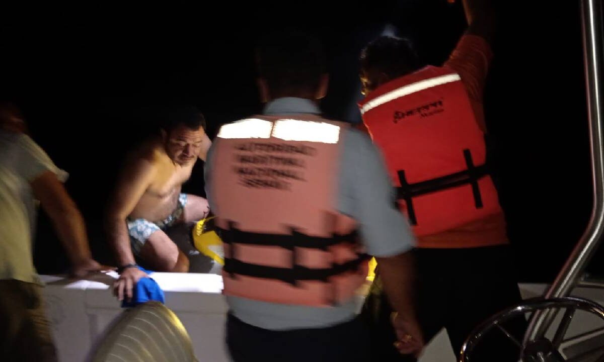 El operativo fue en la Laguna de Bacalar.