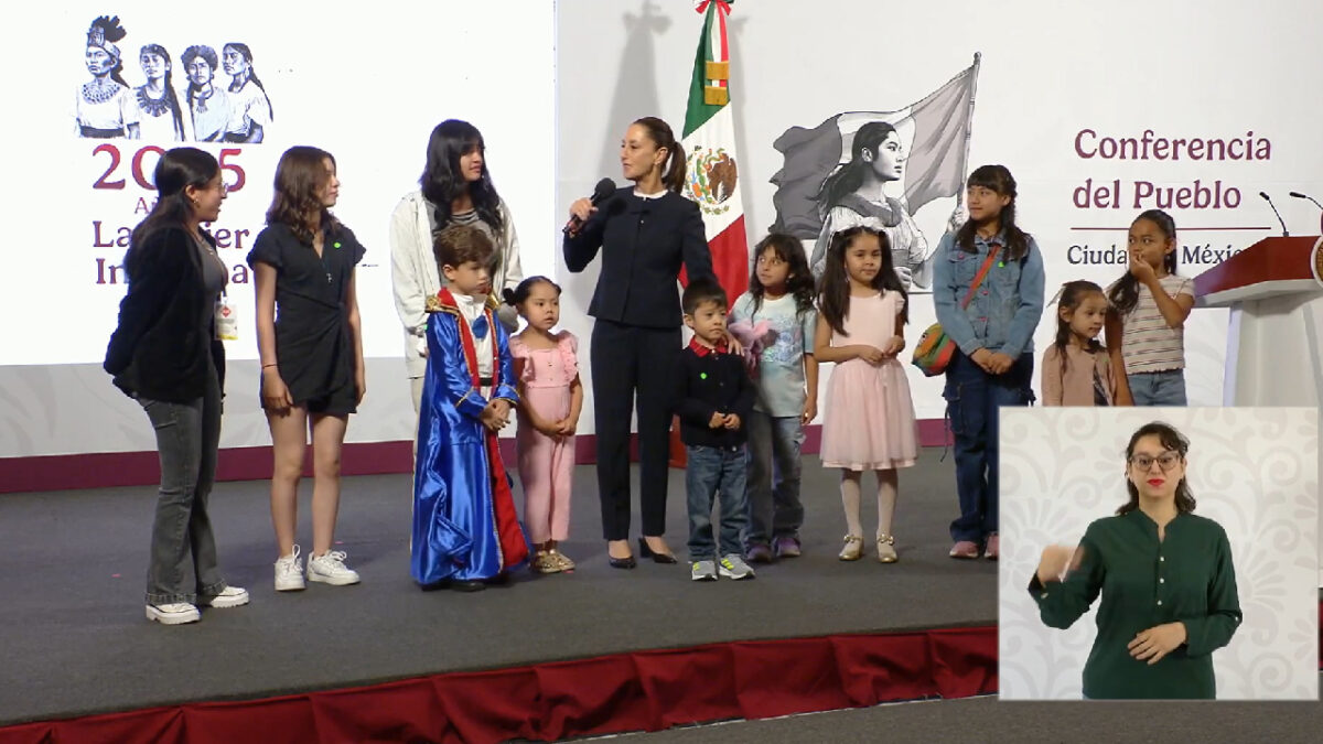 Festejan el Dia de la Niña y el Niño.