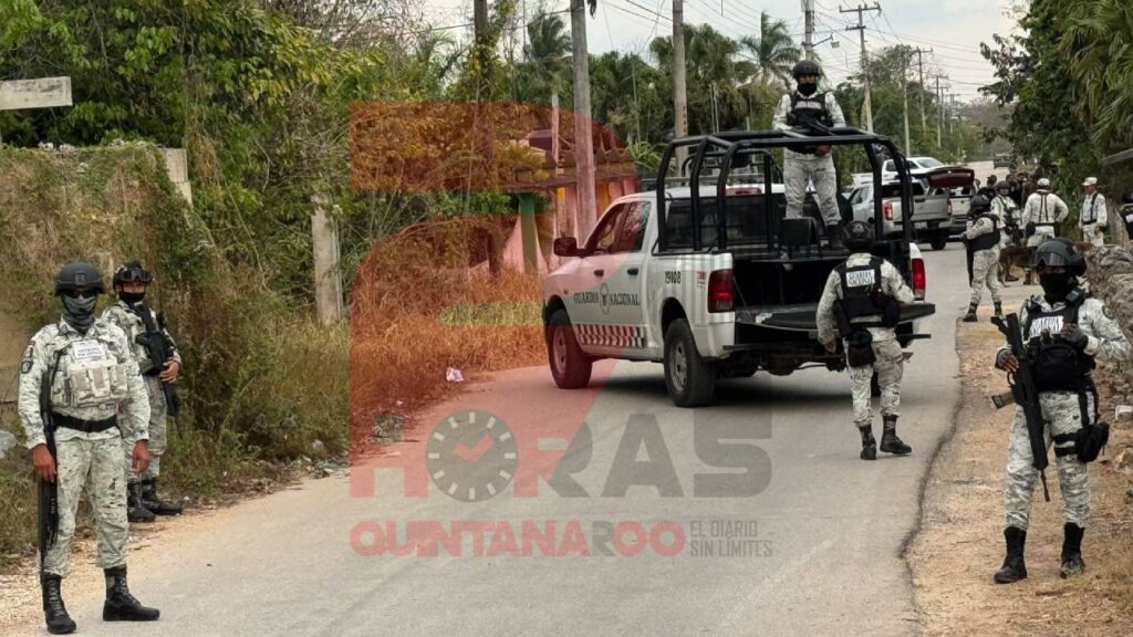 Kantunilkín fue "sitiado" por fuerzas de seguridad.
