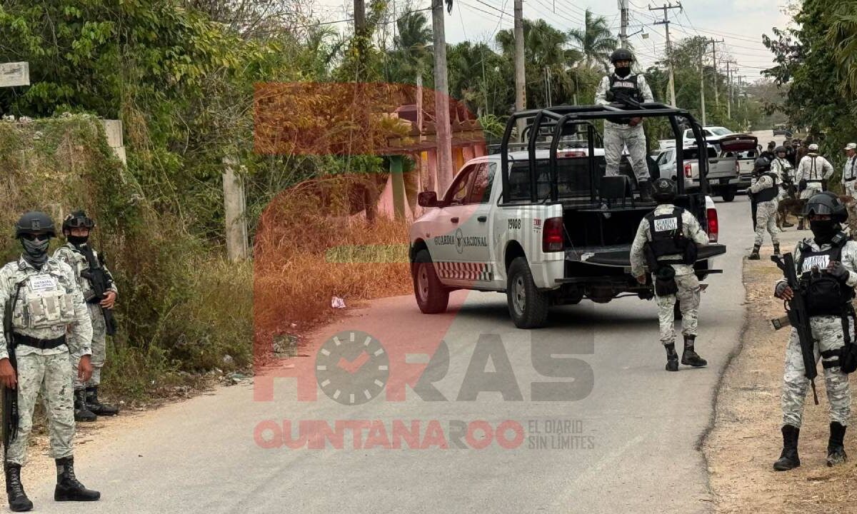 Últimas noticias. Kantunilkín fue "sitiado" por fuerzas de seguridad.