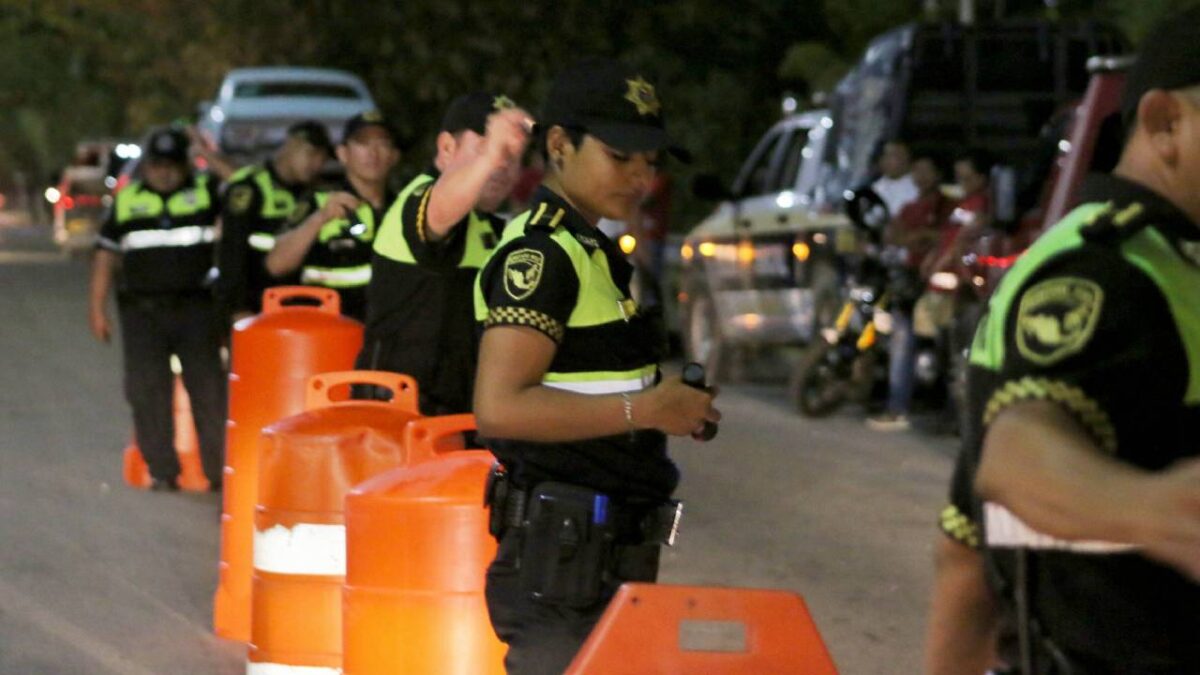 Alcoholímetro en Cancún.