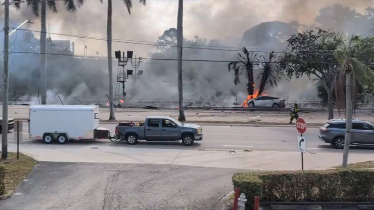 Tragedia aérea en Florida.