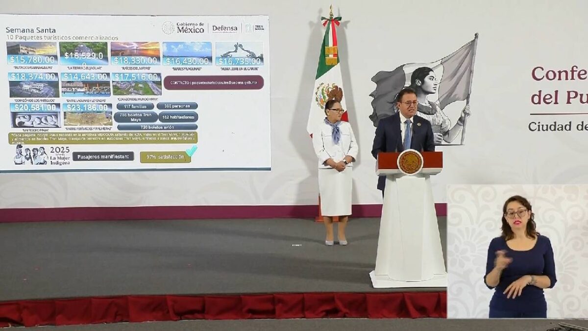 El Tren Maya presenta paquetes de Semana Santa.