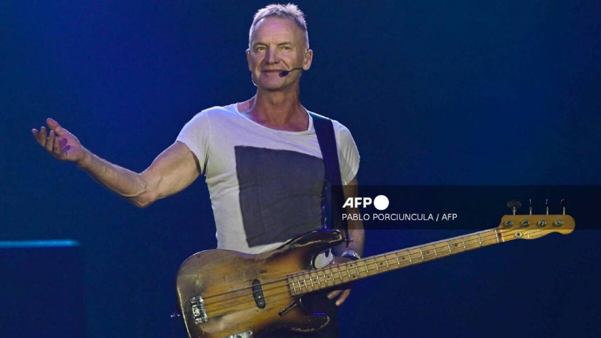 El compositor británico Sting.