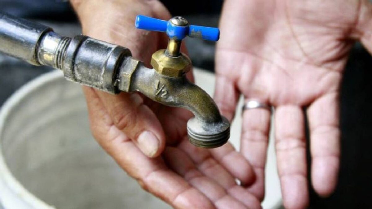 En algunas regiones habrá poca agua.