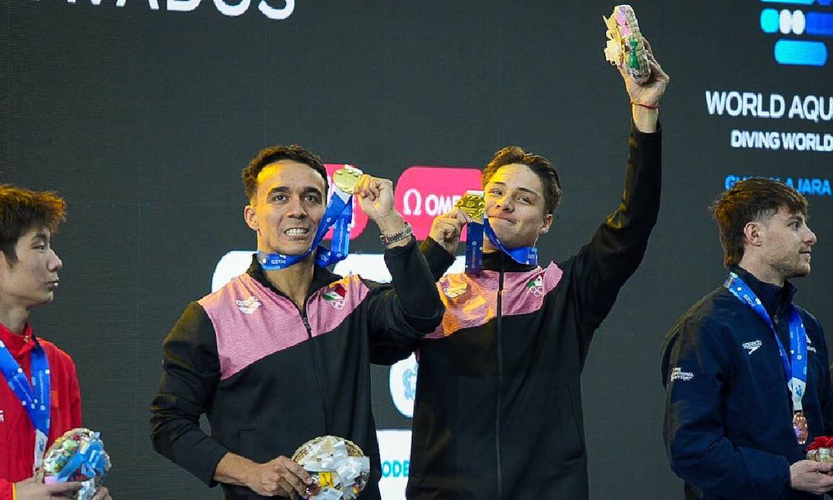 Mexicanos brillan en el mundial de clavados.