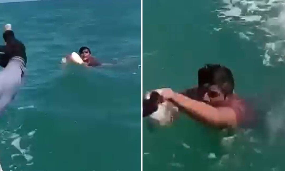 ¡Milagro en altamar! Los pescadores fueron hospitalizados.
