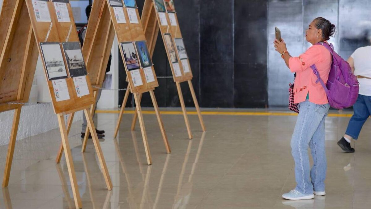 Exposición fotográfica de Cancún.