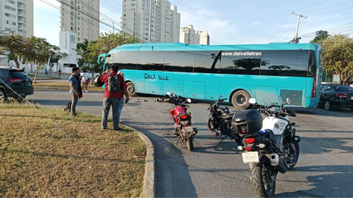 Una persona resultó lesionada en el accidente vehicular.