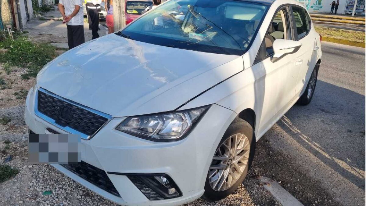 El accidente ocurrió en Cancún.