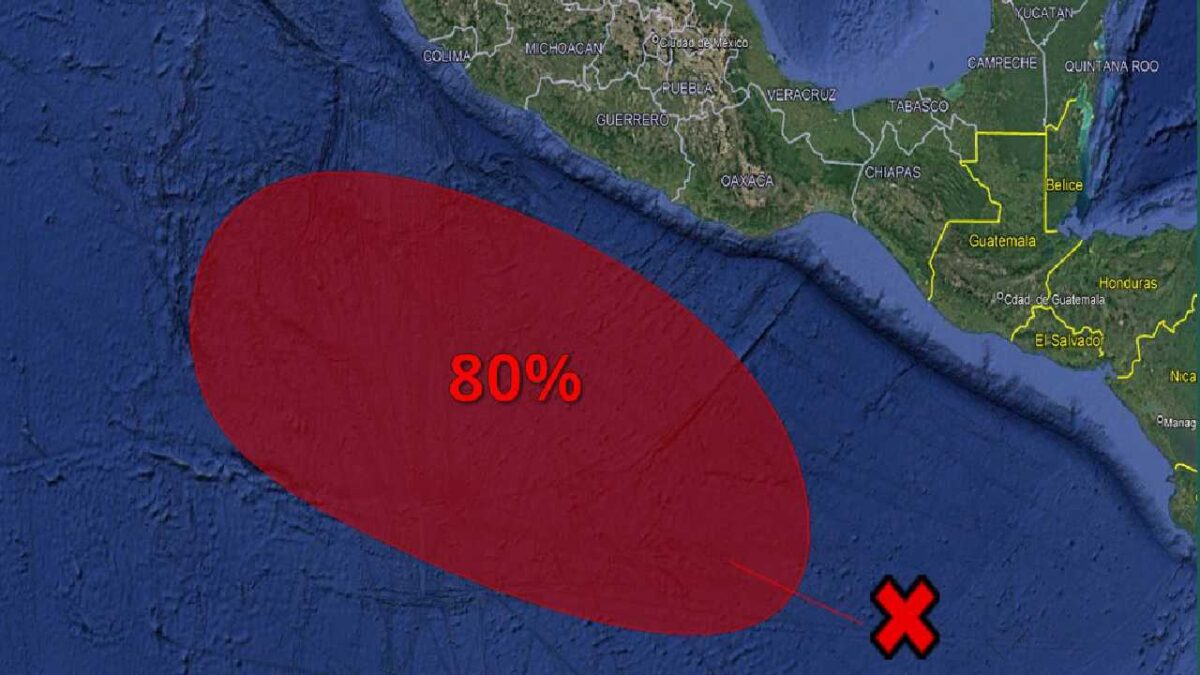 Podría formarse un ciclón tropical.